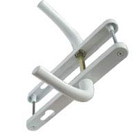 white upvc door handles